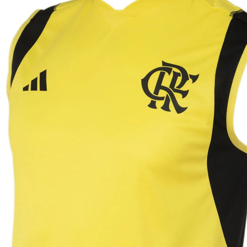 Camisa CR Regata Flamengo Treino 2024/25 Amarela - Modelo Torcedor