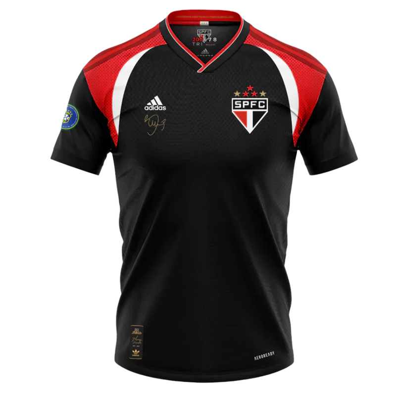 Camisa São Paulo Muricy Ramalho 2024/25 Preta - Modelo Torcedor