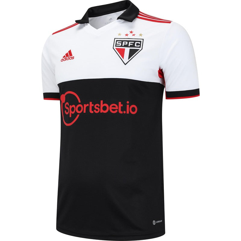 Camisa São Paulo lll 2022/23 Branca e Preta - Modelo Torcedor