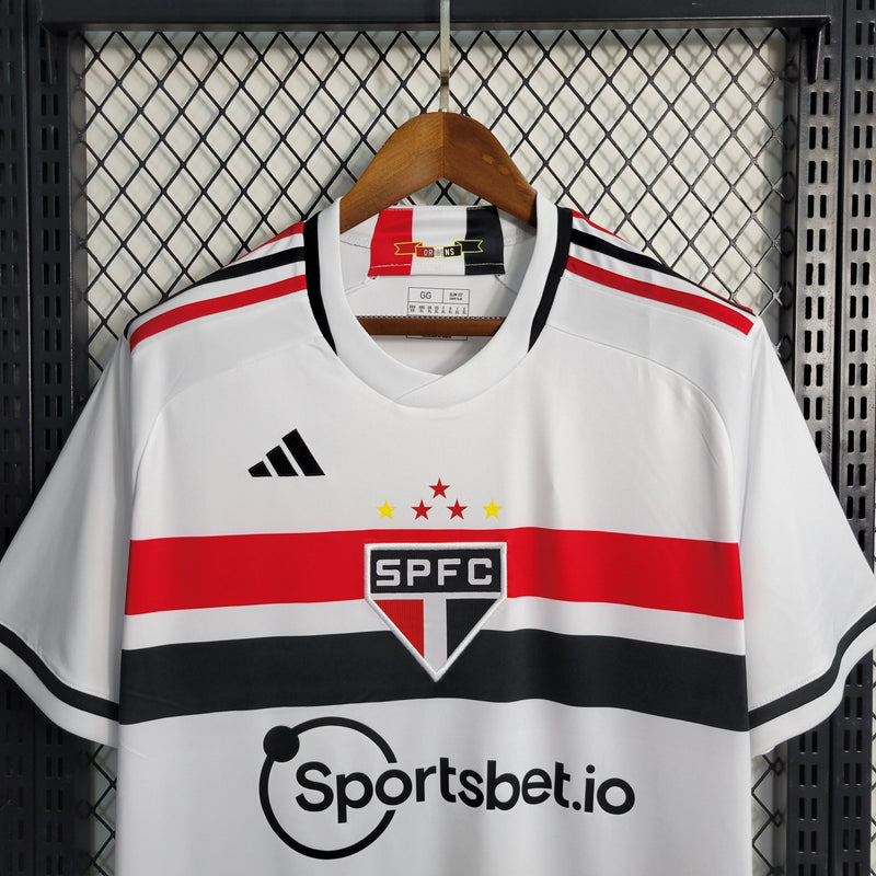 Camisa São Paulo l 2023/24 Branca - Lucas N7