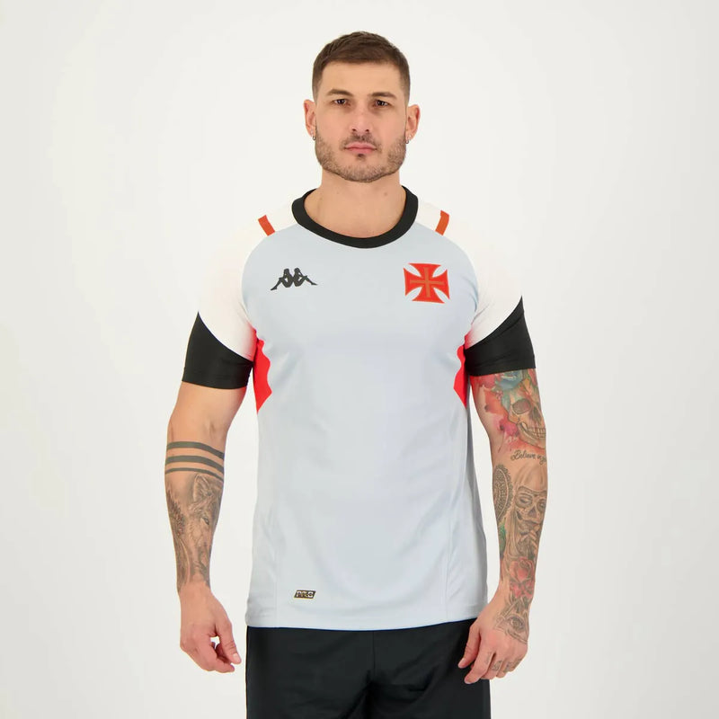 Camisa Vasco da Gama Treino 2023/24 Cinza - Modelo Torcedor