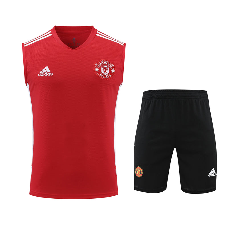 Conjunto Regata Manchester United Treino - Modelo Torcedor