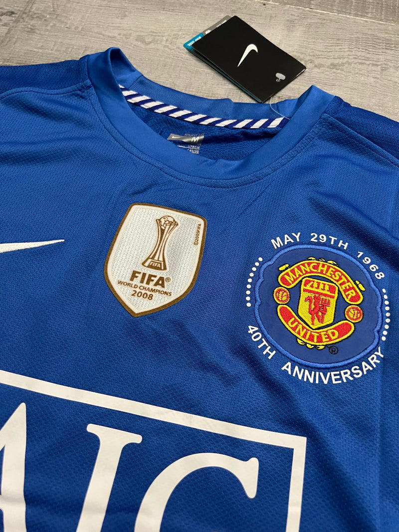 Camisa Retrô Manchester United Manga Longa 2008/09 Third