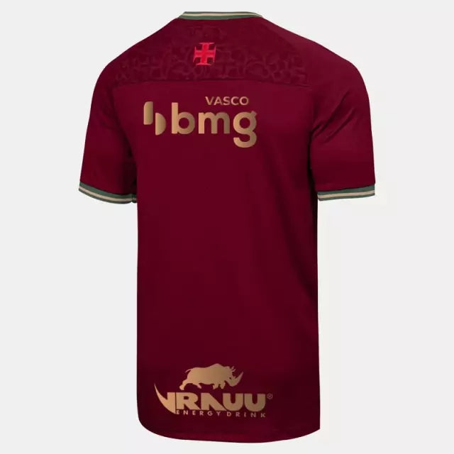 Camisa Vasco da Gama c/ Patrocínios Goleiro 2022/23 Bordo - Modelo Torcedor