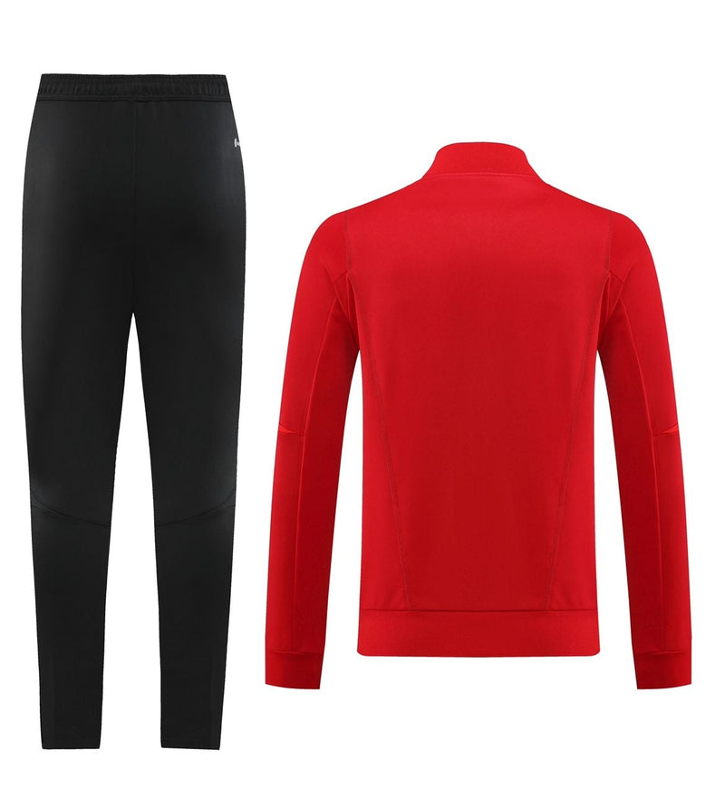 Conjunto de Frio CR Flamengo 2023/24 Vermelho e Preto - Viagem